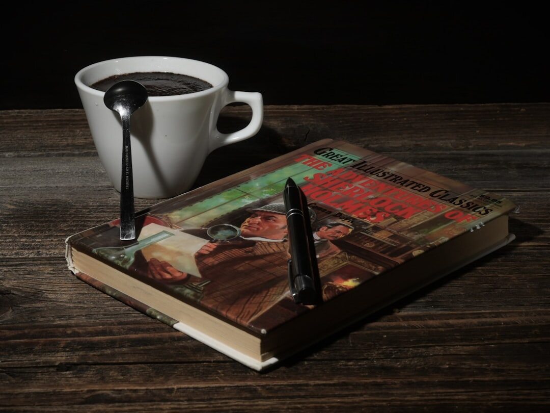 detective reading book